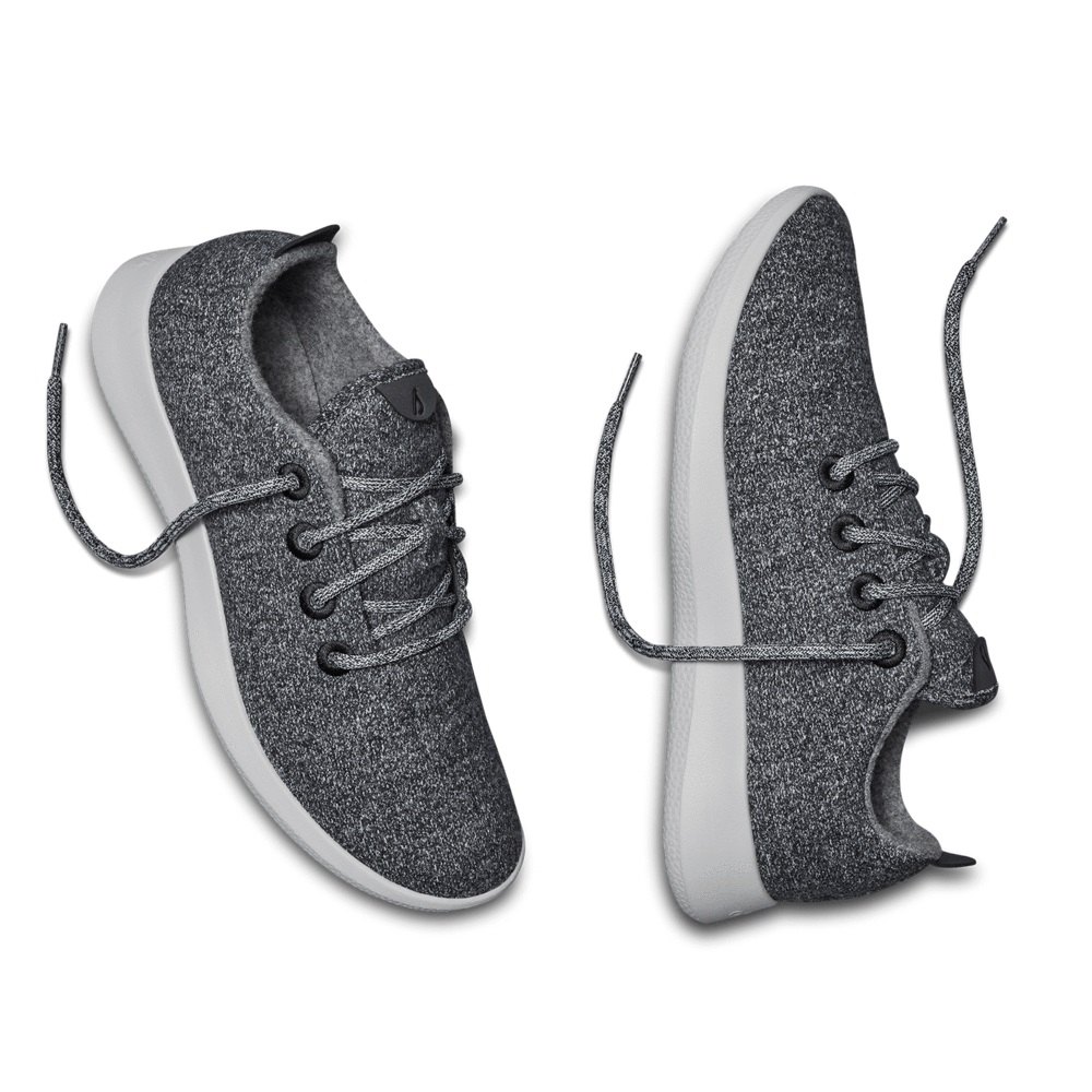 Allbirds Men\'s Wool Runners - Sneakers Dark Grey - VHA936128